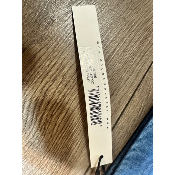 Susana Monaco stretch denim micro tube NWT XS - Picture 3 of 8